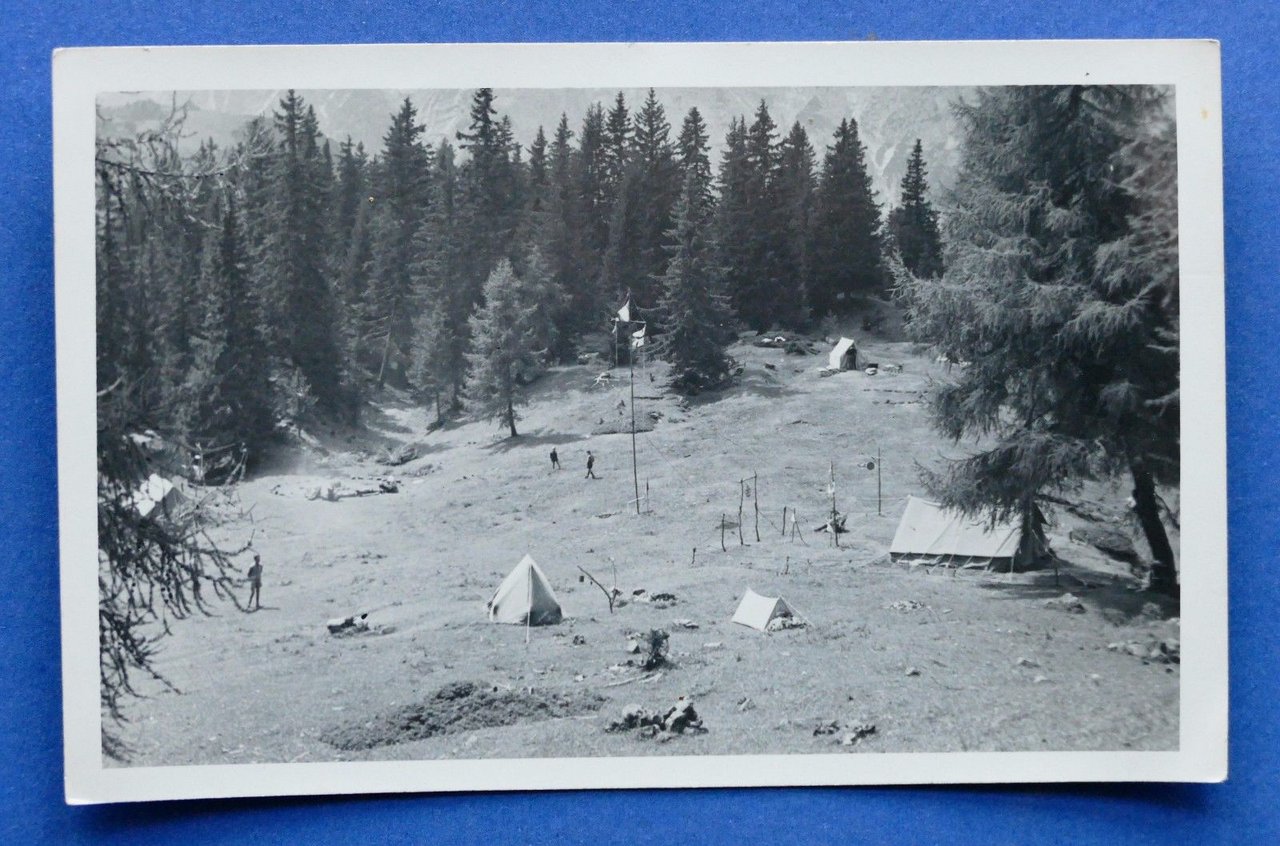 Fotografia d'epoca - Fotocartolina Boy Scout Liguria (8) - anni …