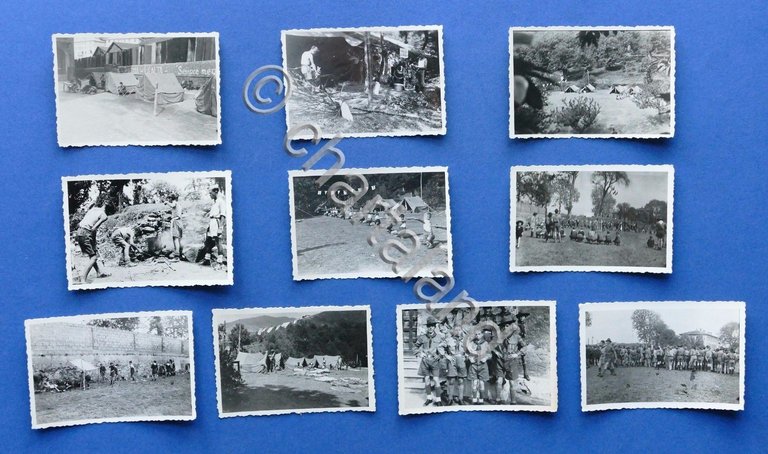Fotografia d'epoca - Lotto 10 foto Boy Scout Liguria (4) …