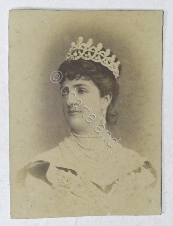Fotografia d'epoca - Margherita di Savoia Regina d'Italia - fine …