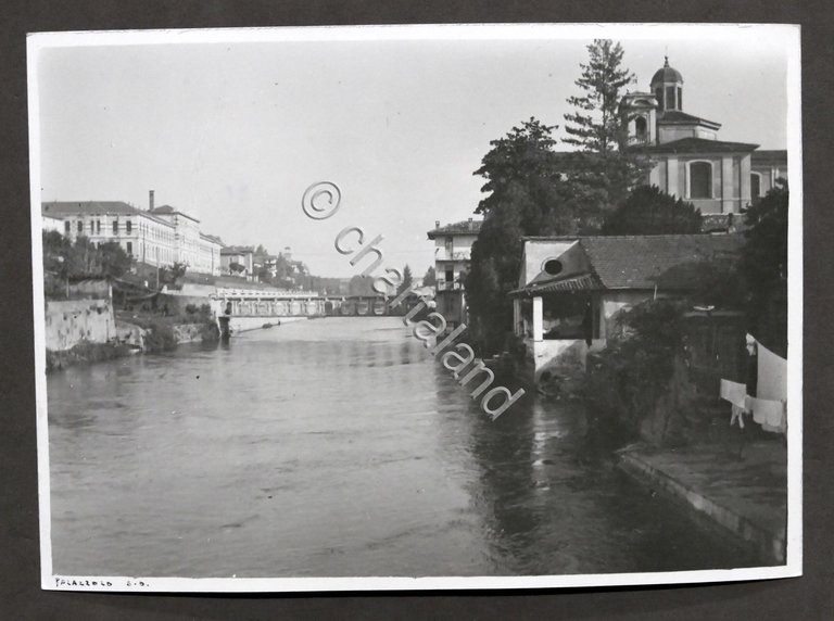 Fotografia d'epoca - Palazzolo sull'Oglio - Panorama parziale - 1930 | Immagine Gallery 2