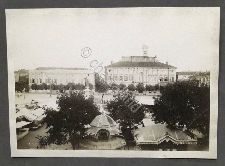 Fotografia d'epoca - Piazza Vittorio Emanuele II - Alessandria - …