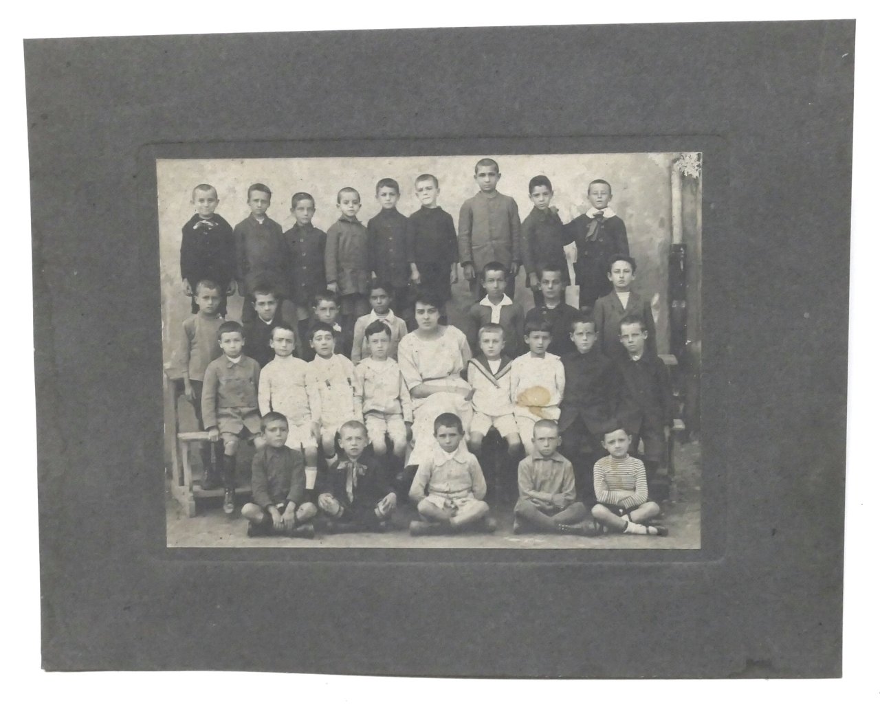 Fotografia d'epoca - Scuola elementare di Broni (Pavia) - 1920 …