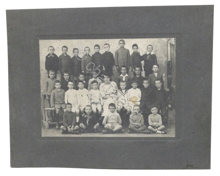 Fotografia d'epoca - Scuola elementare di Broni (Pavia) - 1920 …