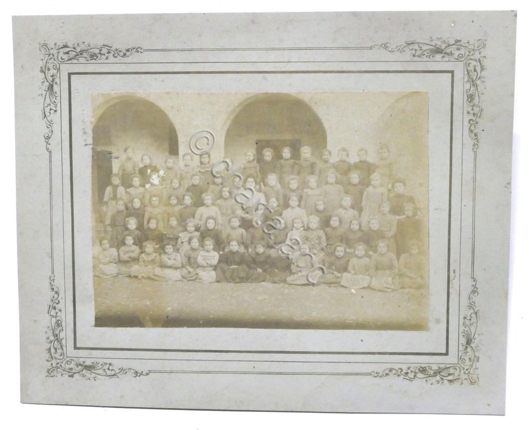 Fotografia d'epoca - Scuola elementare femminile - Voghera - 1900 …