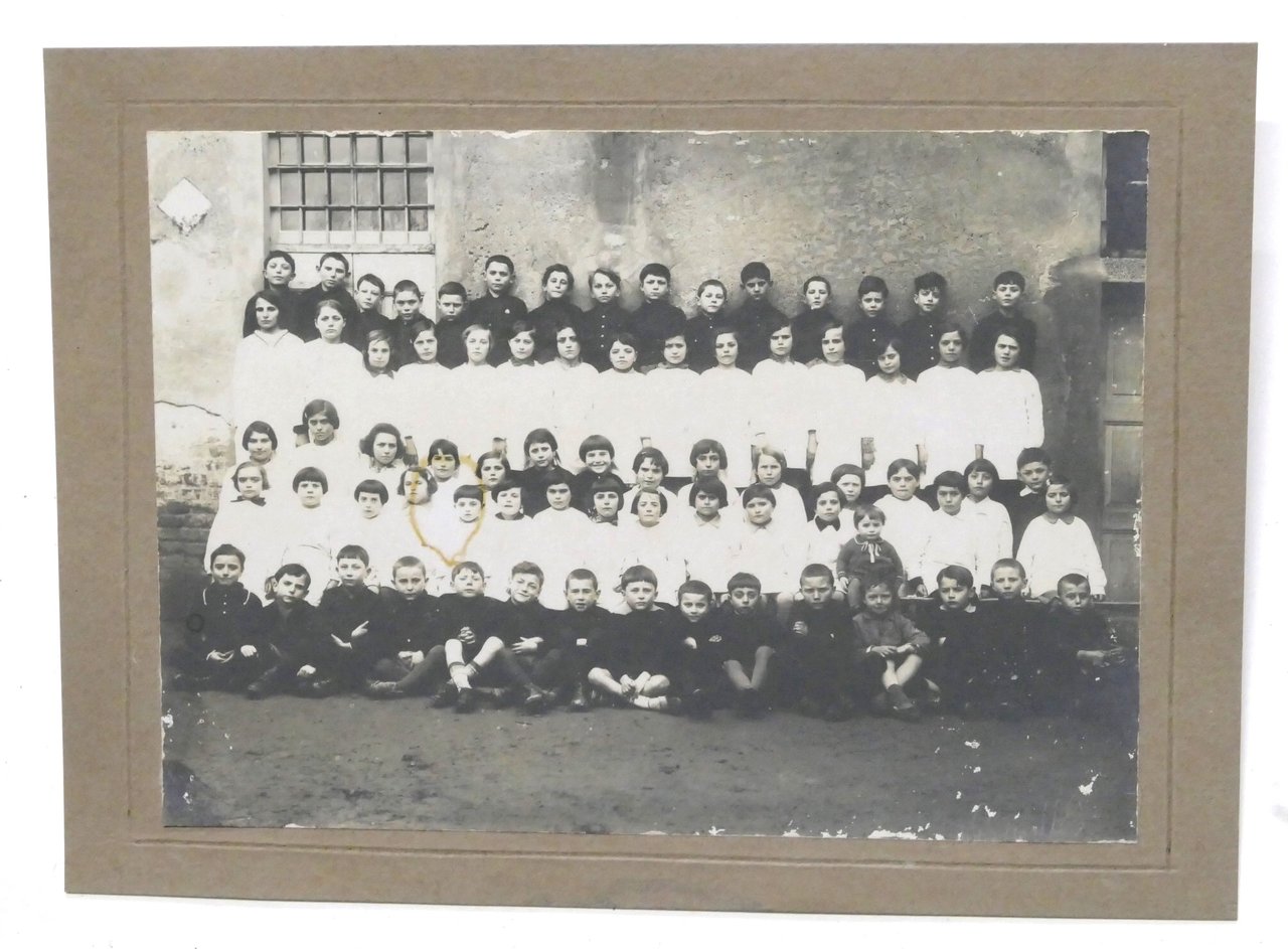 Fotografia d'epoca - Scuola mista di Pratiglione (?) Torino - …