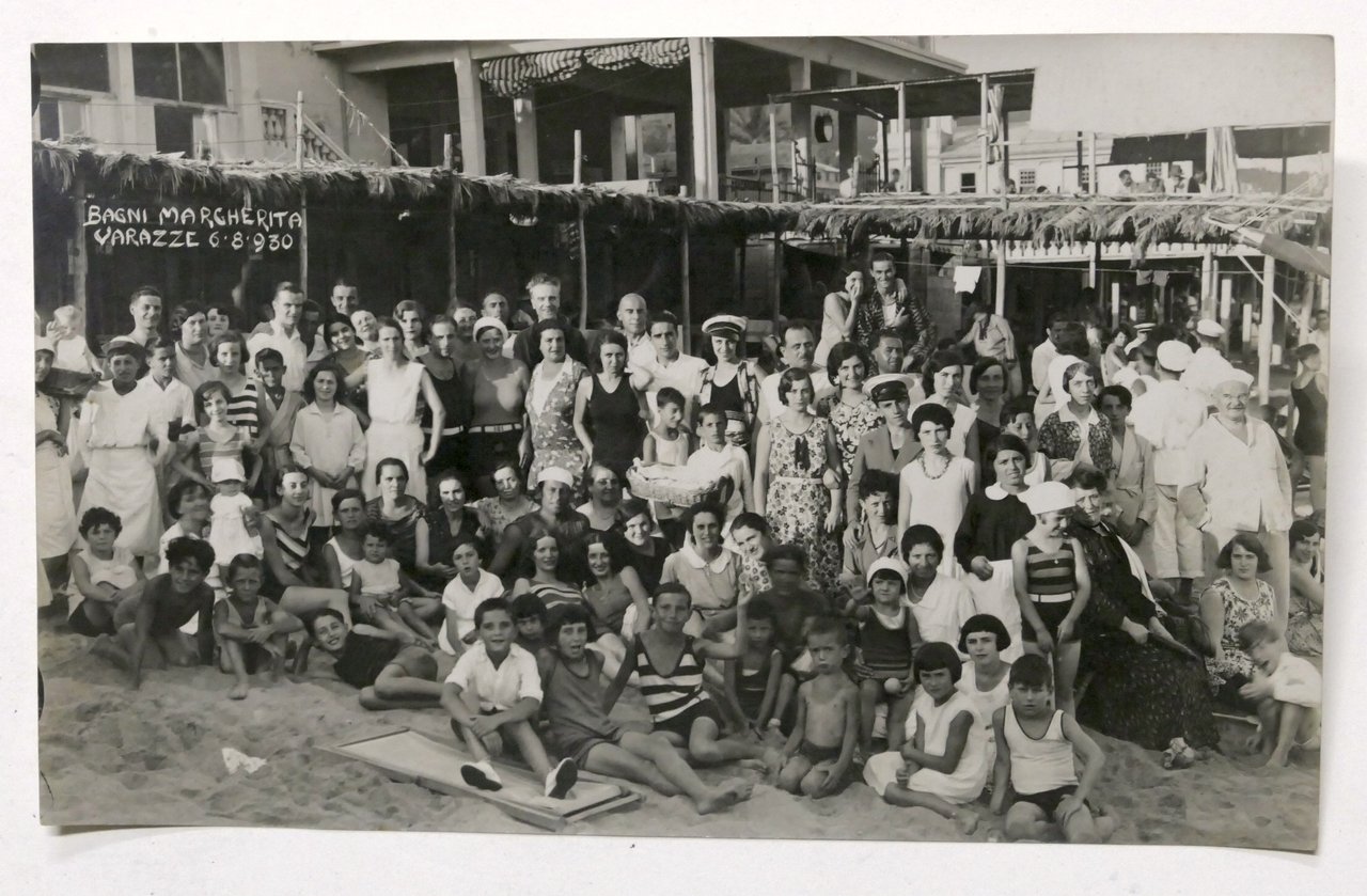 Fotografia d'epoca - Varazze - Bagni Margherita - Agosto 1930 …