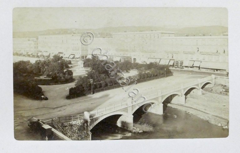 Fotografia d'epoca albumina - Porto di Nizza (Francia) - fine …