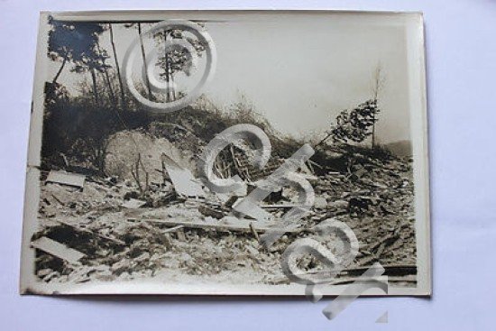 Fotografia d'epoca Alluvione del 1910 a Parigi - resti di …