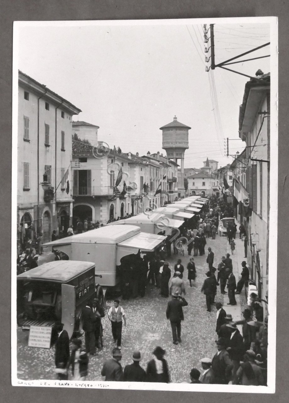 Fotografia d'epoca animata Rovato (Brescia) - Autotreno del Grano - … | Immagine principale