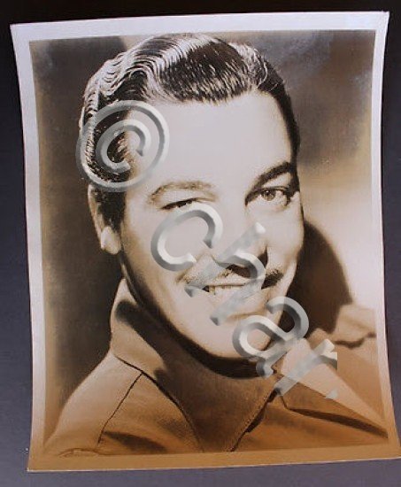 Fotografia d'epoca cinema attore Cesar Romeo anni '40