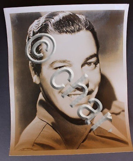 Fotografia d'epoca cinema attore Cesar Romeo anni '40