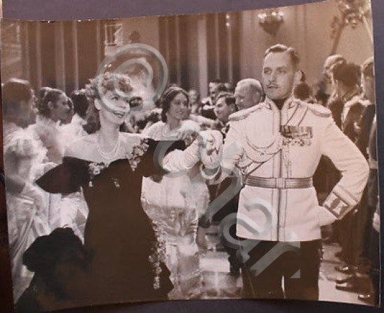 Fotografia d'epoca cinema Greta Garbo con Fredric March in Anna Karenina 1927