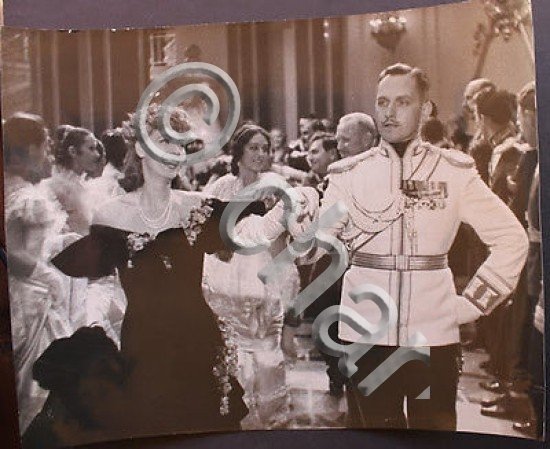 Fotografia d'epoca cinema Greta Garbo con Fredric March in Anna …