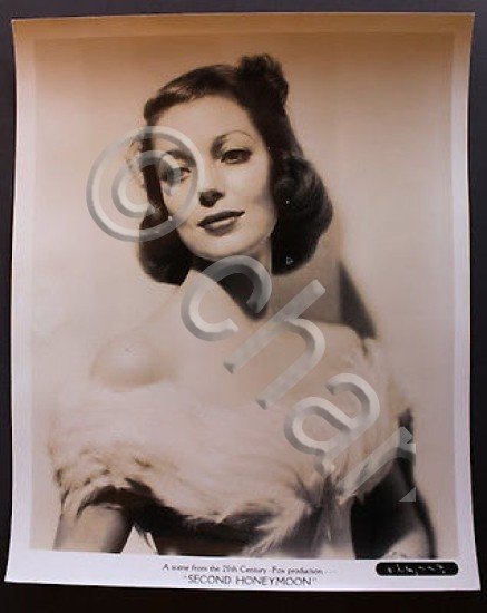 Fotografia d'epoca cinema Loretta Young sul set Mia Moglie cerca …