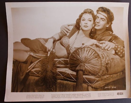 Fotografia d'epoca cinema Samson and Delilah 1949 Victor Mature - …