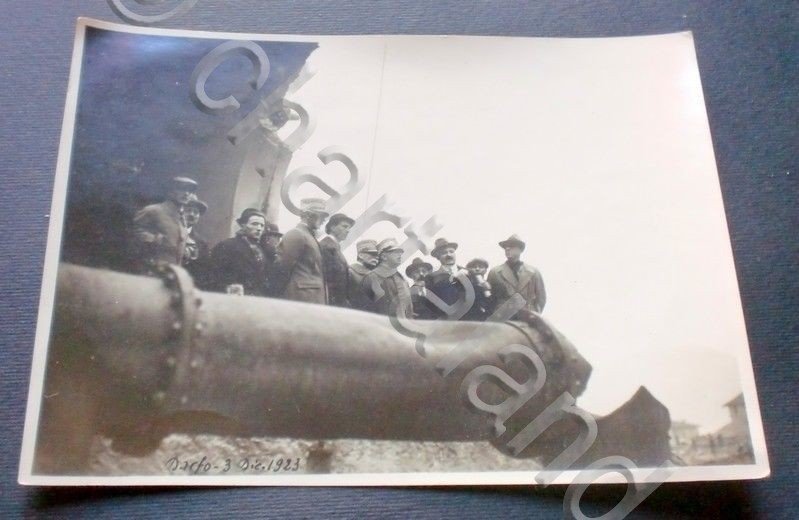 Fotografia epoca - WWI - Re Vittorio Emanuele III al …