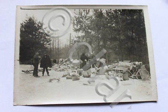 Fotografia epoca Alluvione del 1910 a Parigi - catastrofe villaggio …