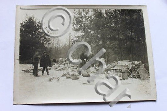 Fotografia epoca Alluvione del 1910 a Parigi - catastrofe villaggio …