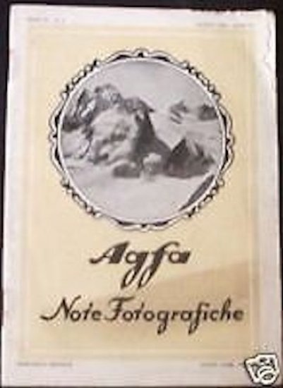 Fotografia epoca Note Fotografiche Agfa 1928 n° 8 | Immagine principale