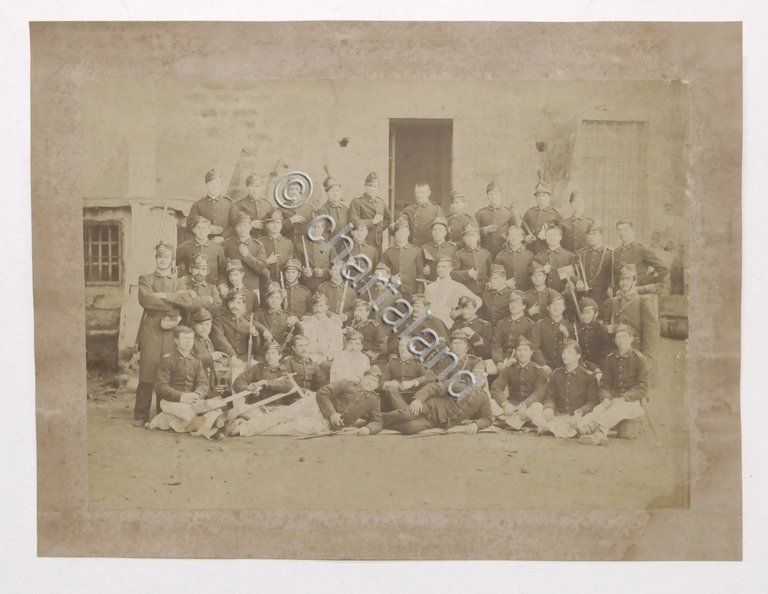 Fotografia Esercito Italiano - Reparto Genio Militare - fine '800