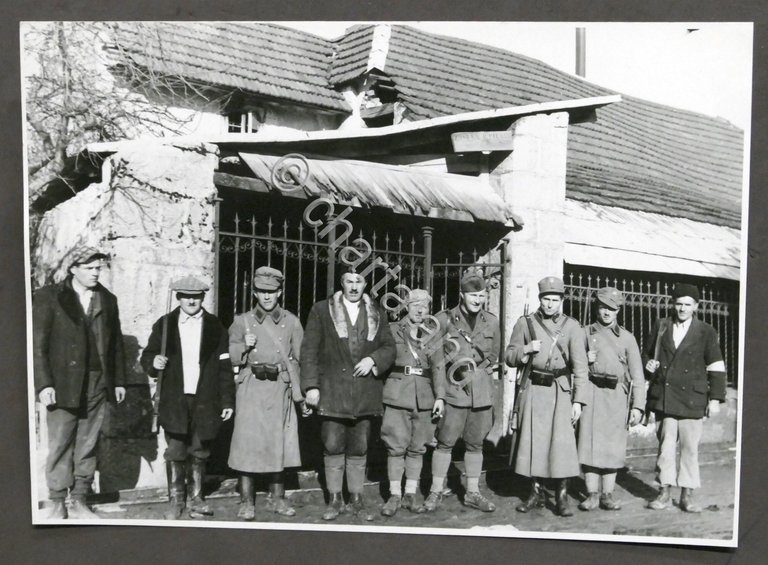 Fotografia Esercito Liberazione Jugoslavia Partigiani in Croazia - Dicembre 1941