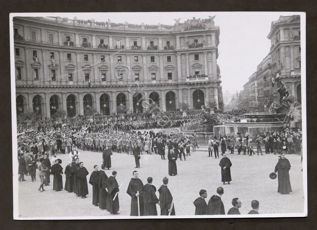 Fotografia Funerali Armando Diaz - Roma - Piazza Esedra - …