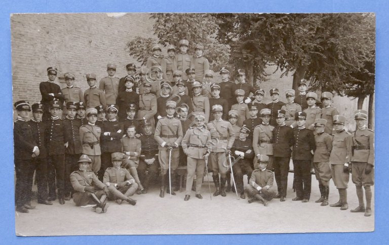 Fotografia gruppo Carabinieri e Militari italiani - inizio '900