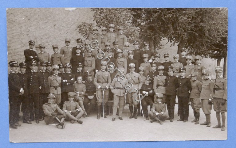 Fotografia gruppo Carabinieri e Militari italiani - inizio '900