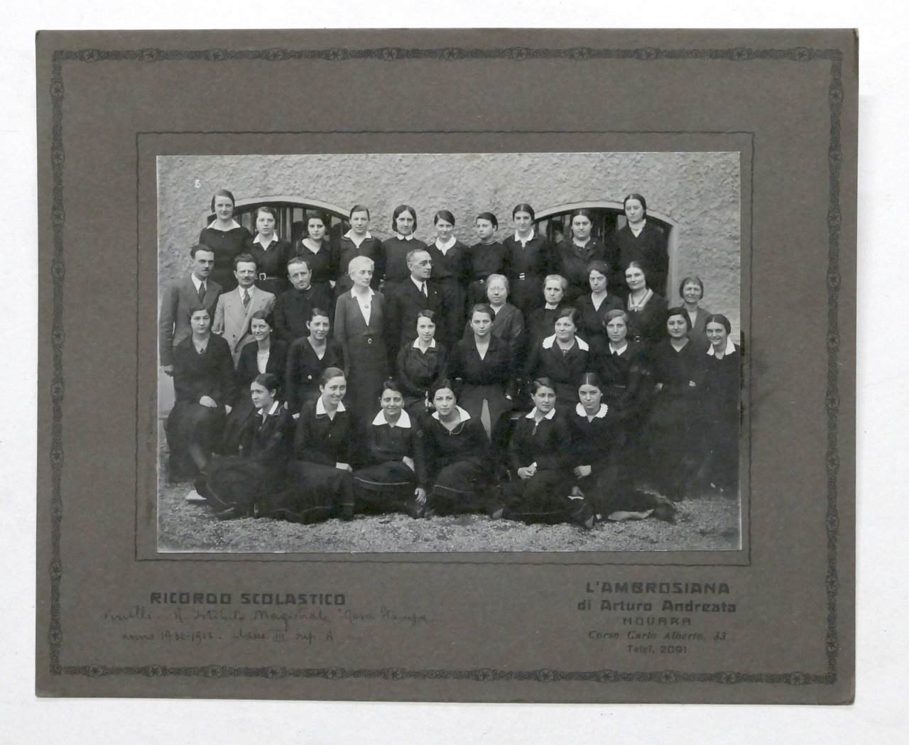 Fotografia Istituto Magistrale Rosa Stampa Vercelli - Classe III^ A … | Immagine principale