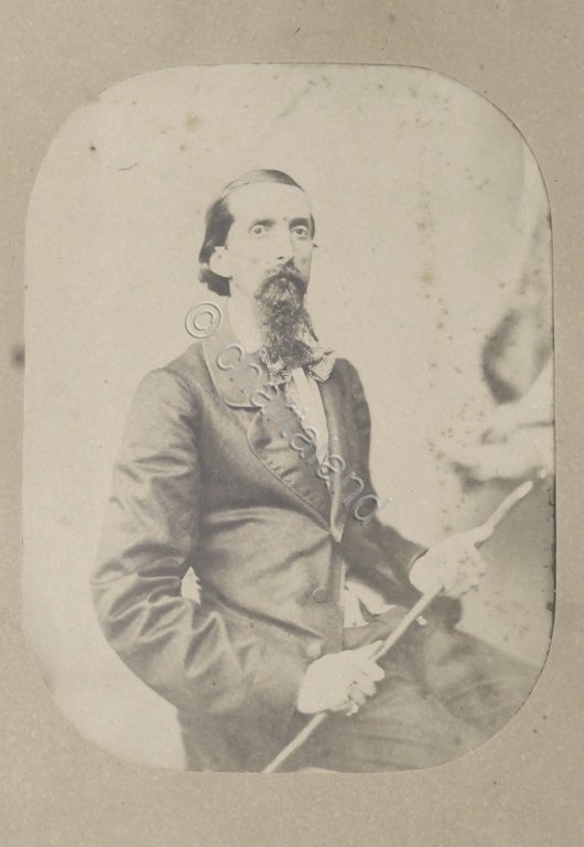 Fotografia Luigi Stabilini di Vidigulfo patriota risorgimentale - 1870 ca.