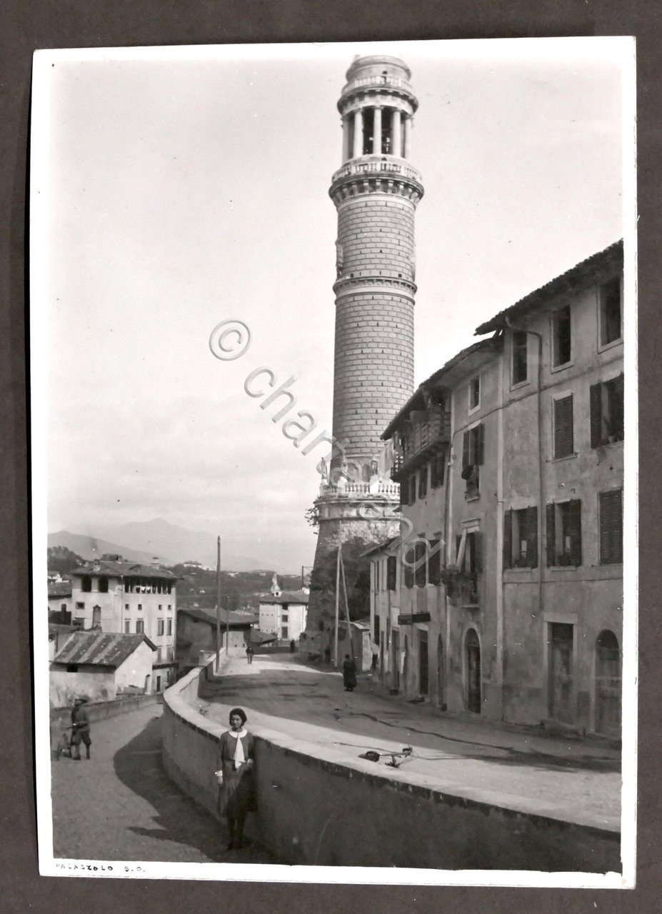 Fotografia Palazzolo sull'Oglio - Torre del Popolo - 1930 | Immagine principale