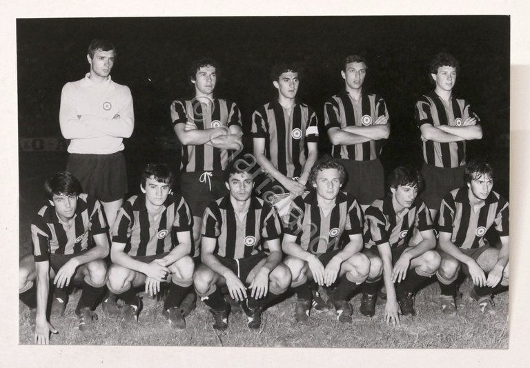 Fotografia Squadra Giovanile Inter Football Club Internazionale Milano anni '70