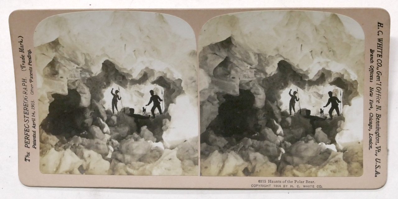 Fotografia stereoscopica - La tana all'orso polare Haunts of the …