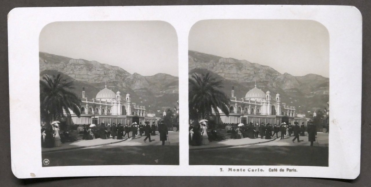 Fotografia stereoscopica - Monte Carlo - Cafè de Paris - …