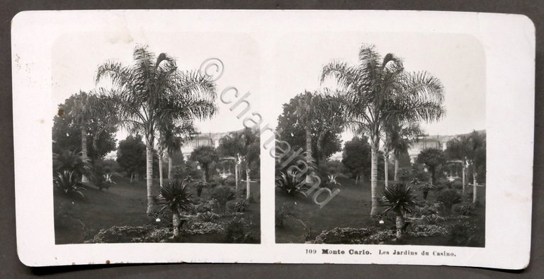 Fotografia stereoscopica - Monte Carlo - Les Jardins du Casino …