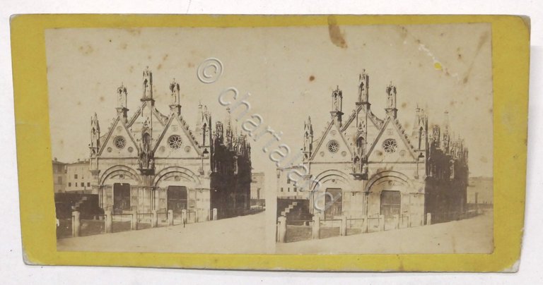 Fotografia stereoscopica - Pisa - Chiesa di Santa Maria della …