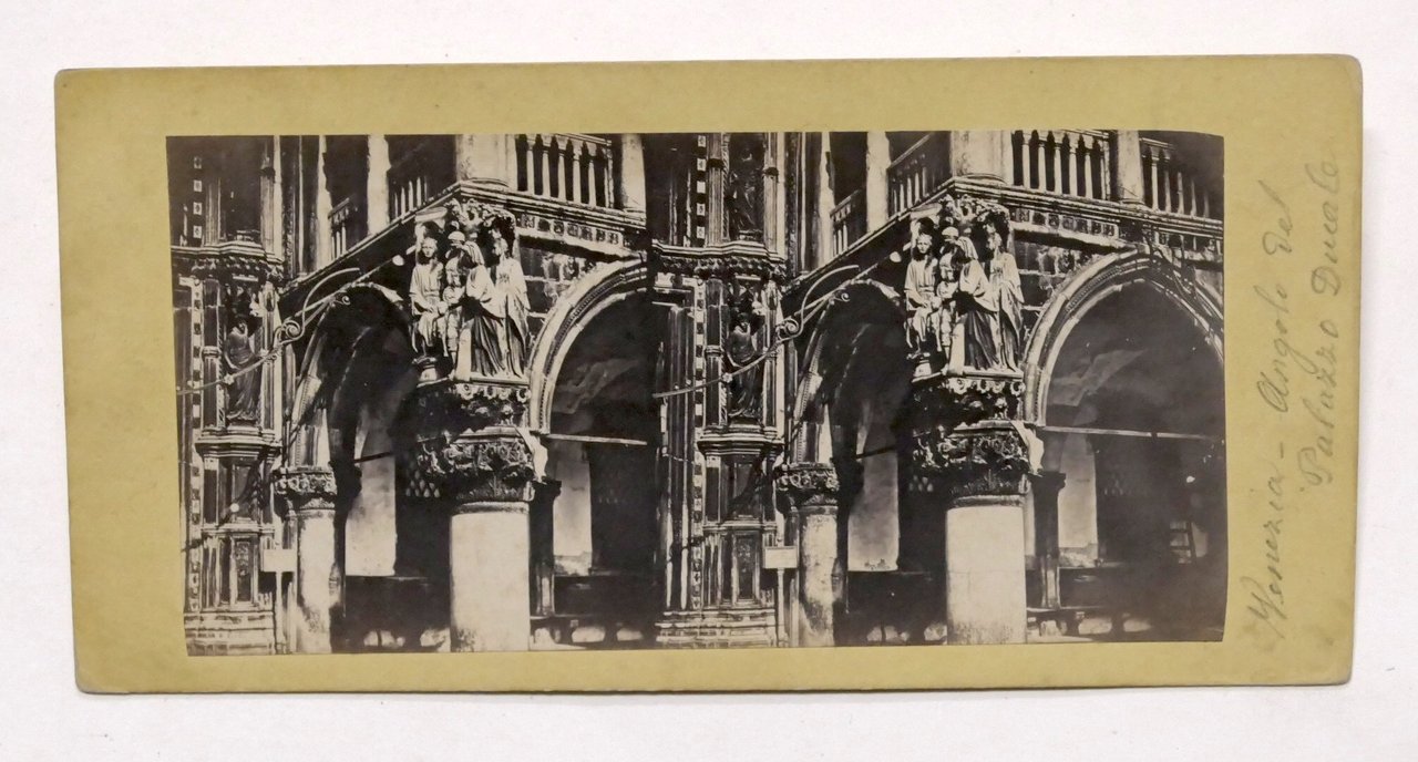 Fotografia stereoscopica - Venezia - Angolo del Palazzo Ducale - … | Immagine principale