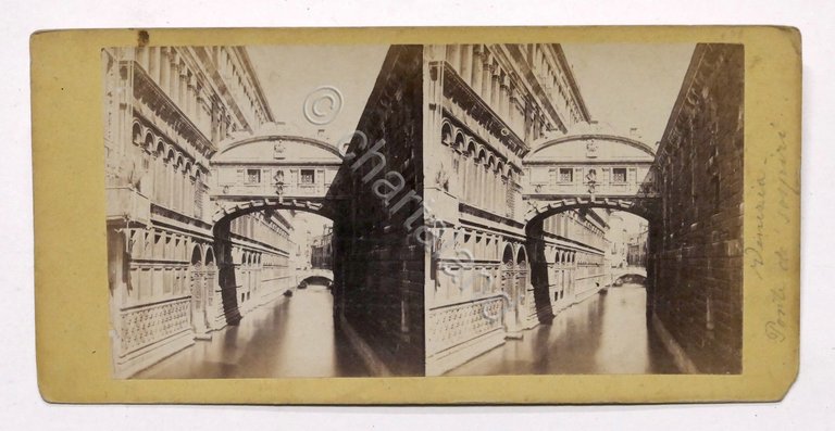 Fotografia stereoscopica - Venezia - Ponte dei Sospiri - 1900 … | Immagine Gallery 2