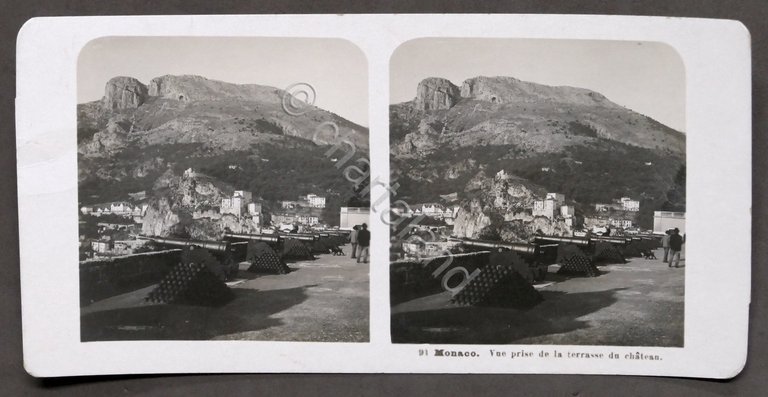 Fotografia stereoscopica Nizza - Nice - Vue prise de la …