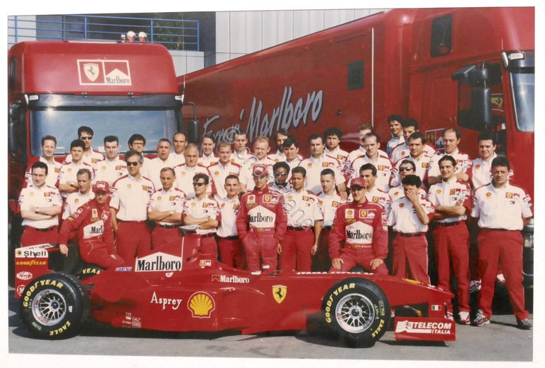 Fotografia Team Ferrari Formula 1 - Michael Schumacher - fine …