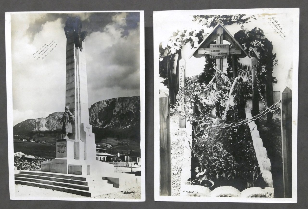 Fotografie monumento e tomba Generale Antonio Cantore Cortina d'Ampezzo anni … | Immagine principale
