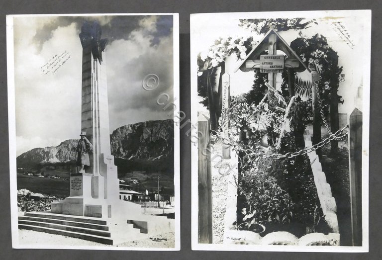 Fotografie monumento e tomba Generale Antonio Cantore Cortina d'Ampezzo anni … | Immagine Gallery 3