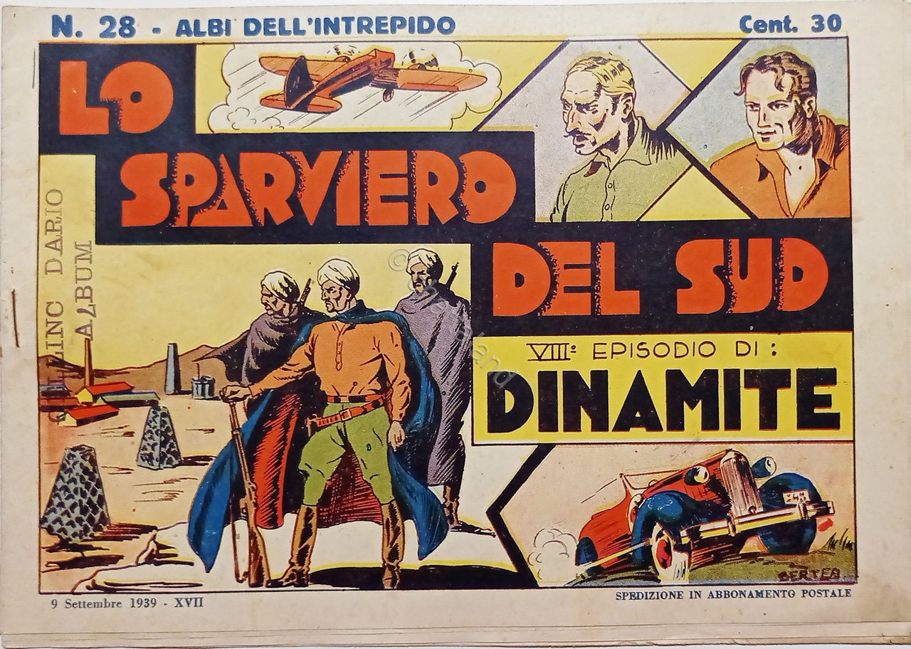 Fumetti - Albi dell'Intrepido N. 28 - Lo Sparviero del …
