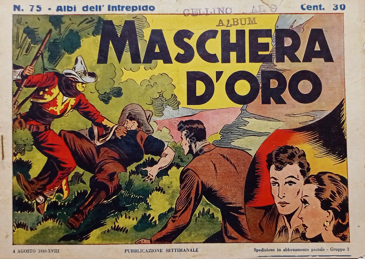 Fumetti - Albi dell'Intrepido N. 75 - Maschera d'Oro - …