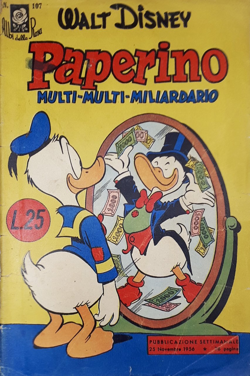Fumetti - Albi della Rosa N. 107 - Paperino multi …