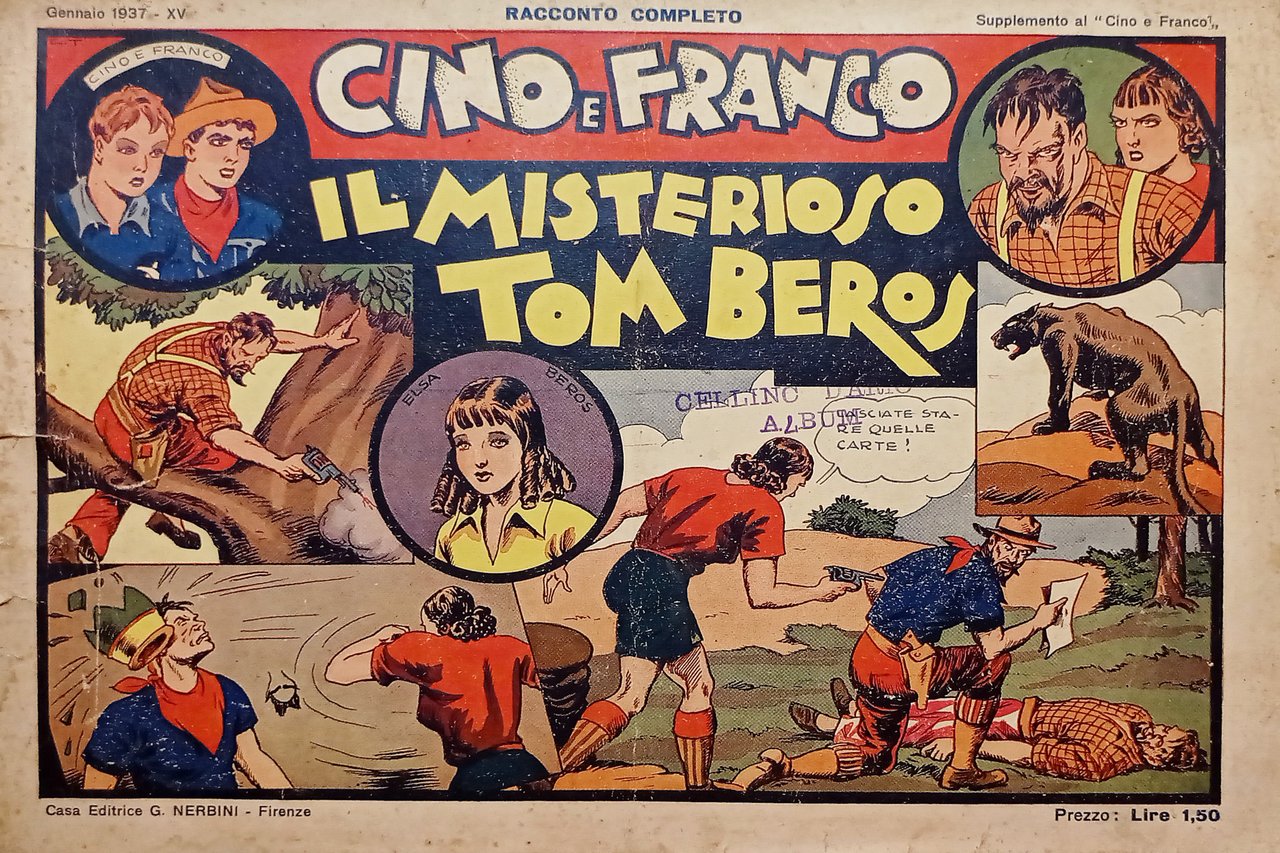 Fumetti - Cino e Franco: Il Misterioso Tom Beros - …