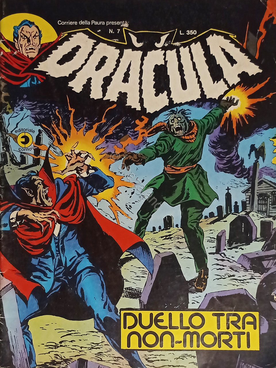 Fumetti - Corriere della Paura N. 7 - 1976 Dracula: …
