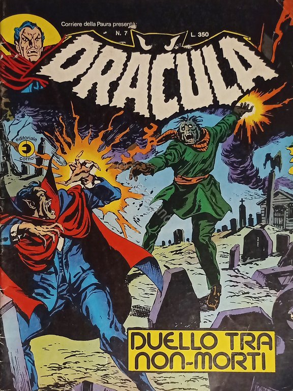 Fumetti - Corriere della Paura N. 7 - 1976 Dracula: Duello tra non morti