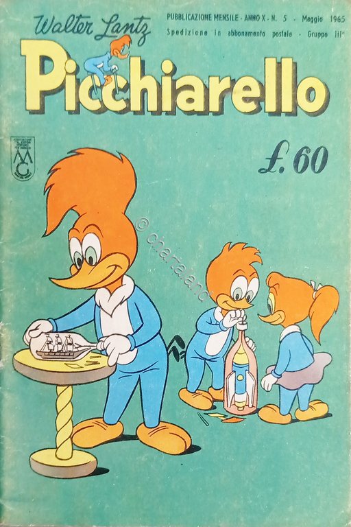 Fumetti - Walter Lantz - Picchiarello N. 5 - 1965