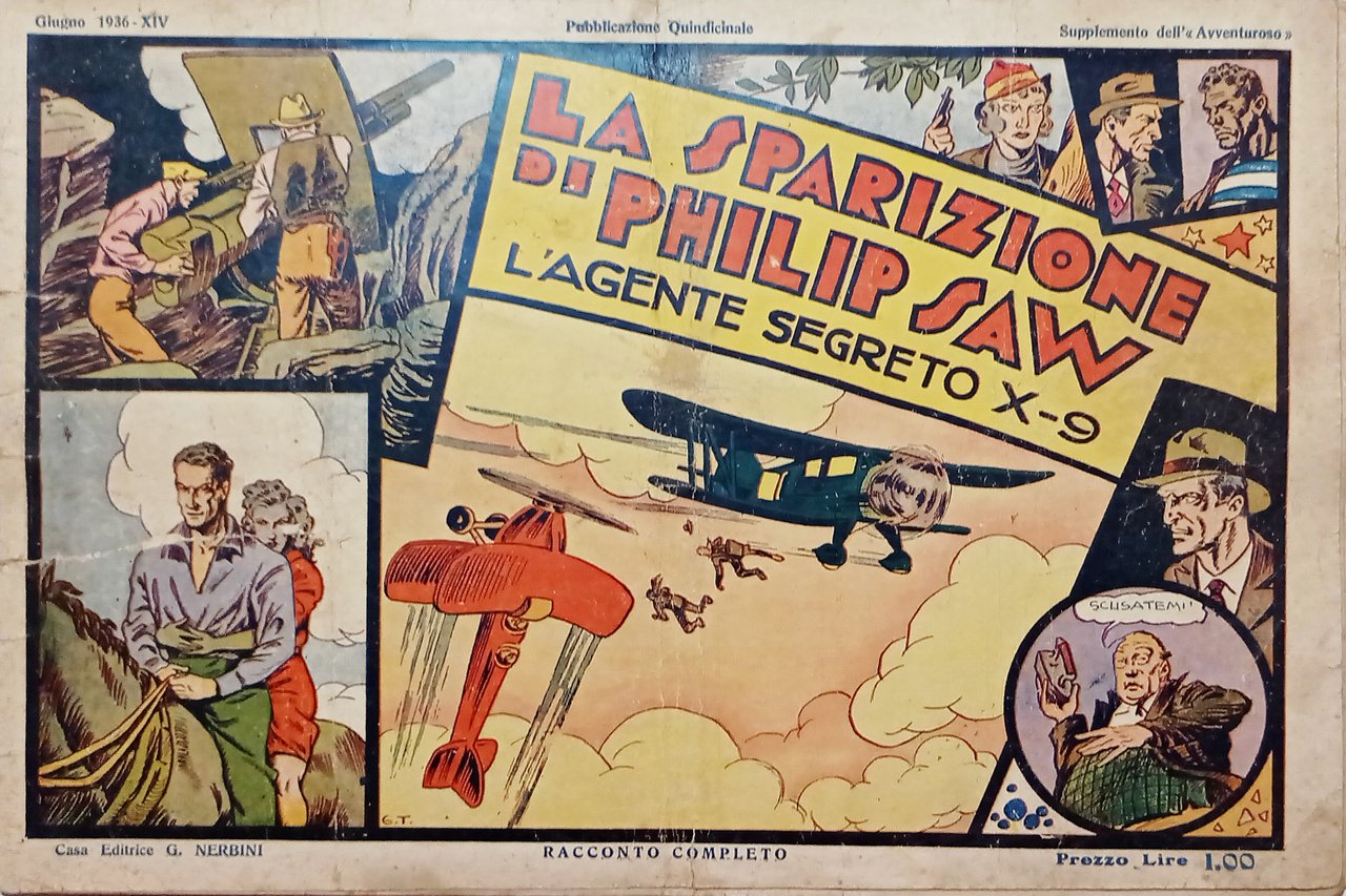 Fumetti Albi - La Sparizione di Philip Saw: L'agente Segreto …